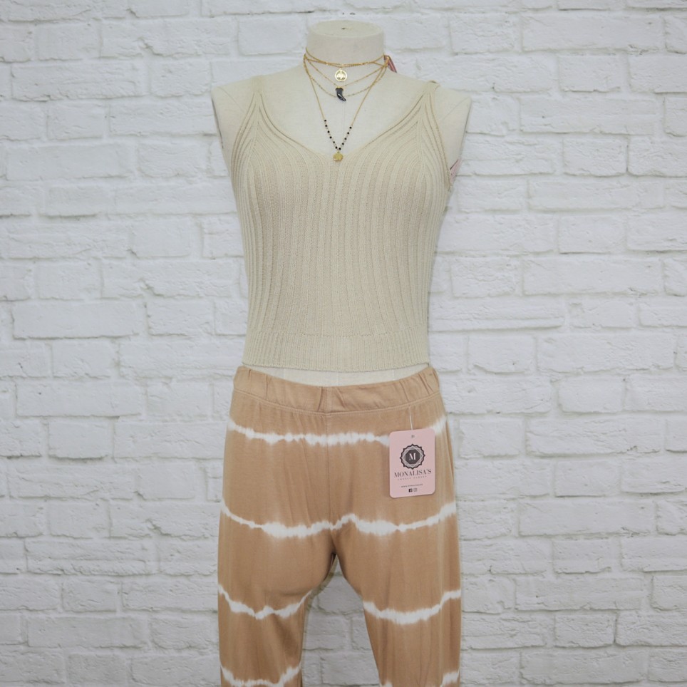Top Cropt Punto - Blanco
