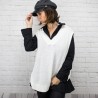 Chaleco Punto Oversize-Marfil