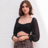 Blusa Plumetti Lazada -Negro