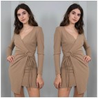 Vestido Venus aro - Beige