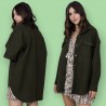 Sobrecamisa Oversize - Caqui