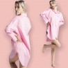 MaxiCamisa Basic - Rosa Chicle