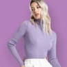Jersey Canale Cuello cisne - Lila