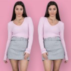 Camiseta Sweet Tricot -Rosa