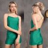 Vestido Amber Satinado - Verde