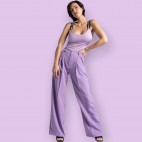 Pantalón traje Wide Leg - Lila