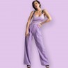 Pantalón traje Wide Leg - Lila