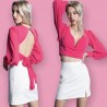 Blusa Anna Lazada - Fucsia