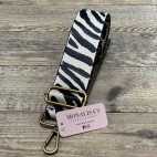 Tira Bolsos - Cebra Beige y negro