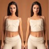 Top Tirante Polipiel - Beige