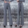 Pantalón lurex Campana - Plata